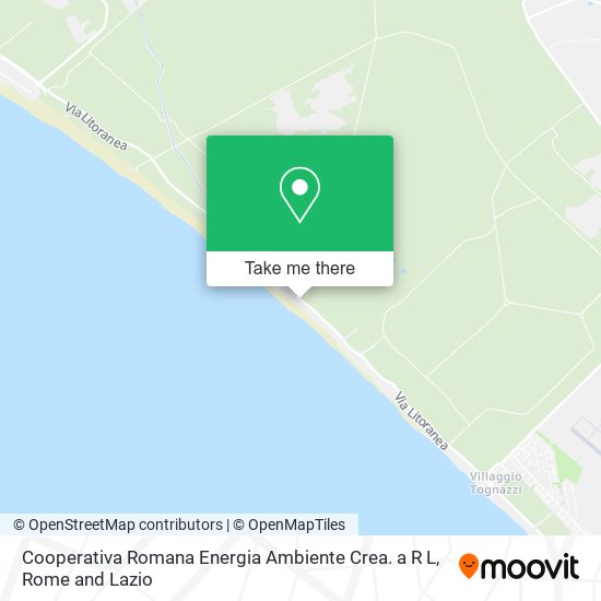 Cooperativa Romana Energia Ambiente Crea. a R L map