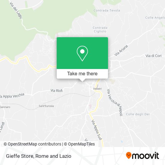 Gieffe Store map