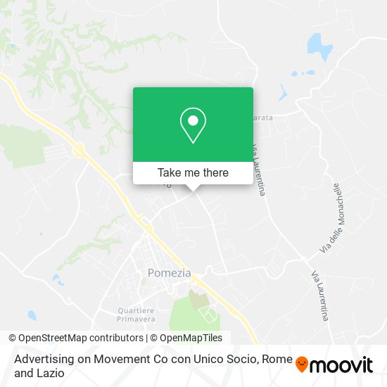 Advertising on Movement Co con Unico Socio map