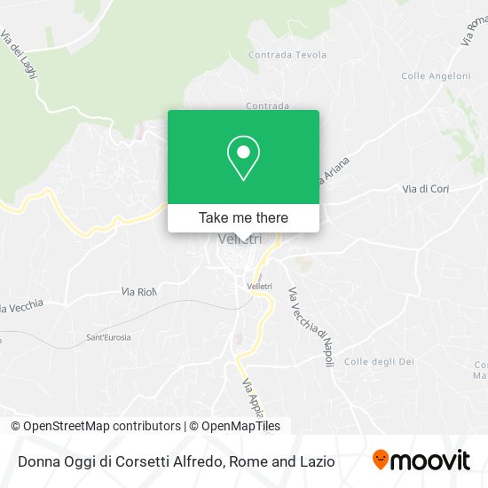 Donna Oggi di Corsetti Alfredo map