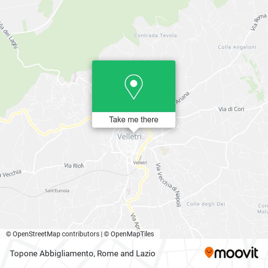 Topone Abbigliamento map