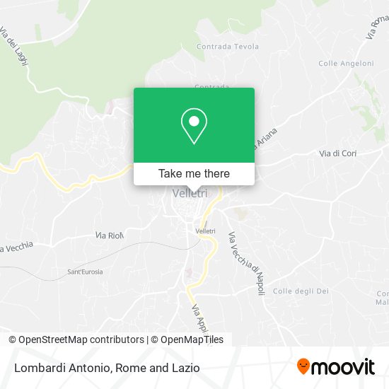 Lombardi Antonio map