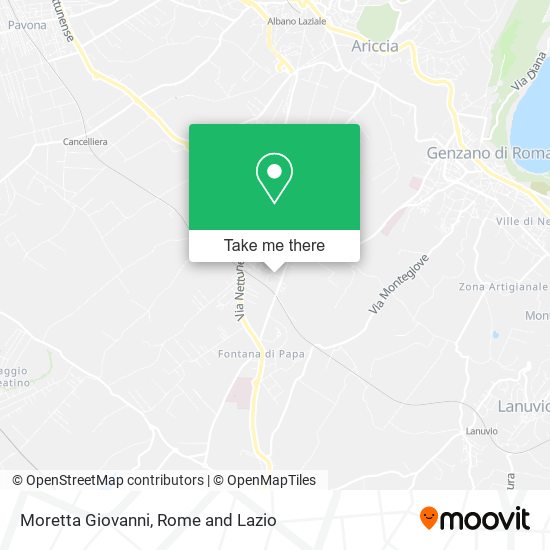 Moretta Giovanni map