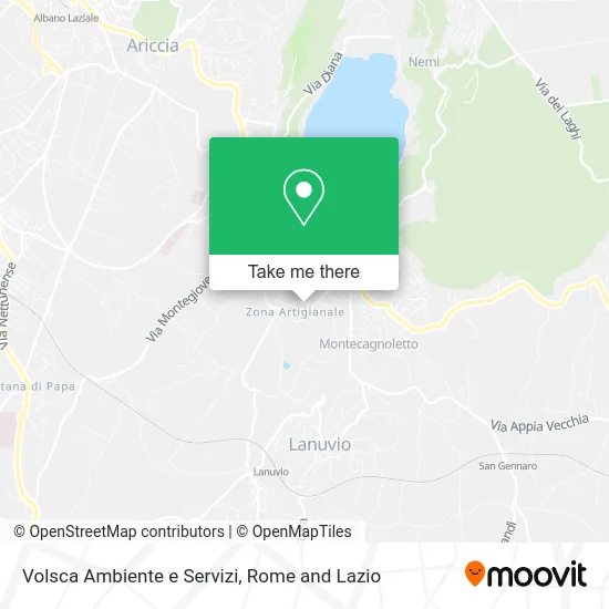 Volsca Environment and Services map