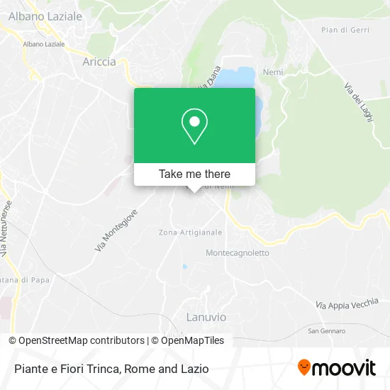 Plants and Flowers Trinca map