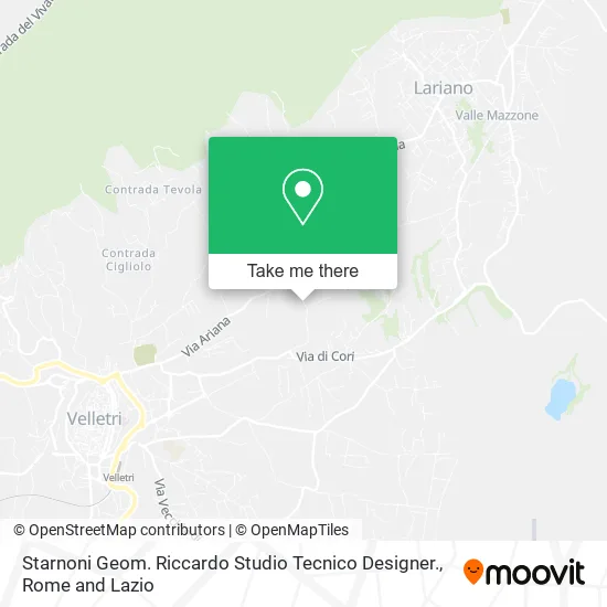 Starnoni Technical Design Studio map