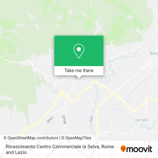 Rinascimento Centro Commerciale la Selva map