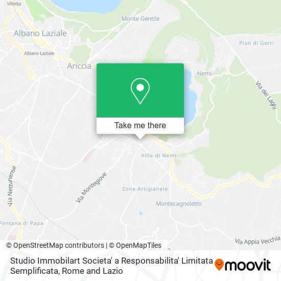 Studio Immobilart Societa' a Responsabilita' Limitata Semplificata map