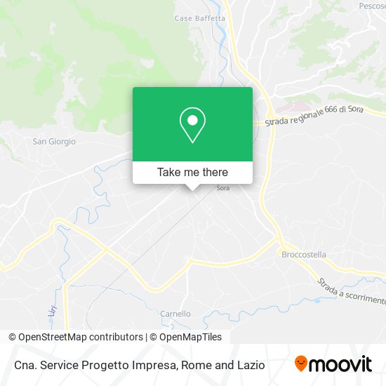 Cna. Service Progetto Impresa map