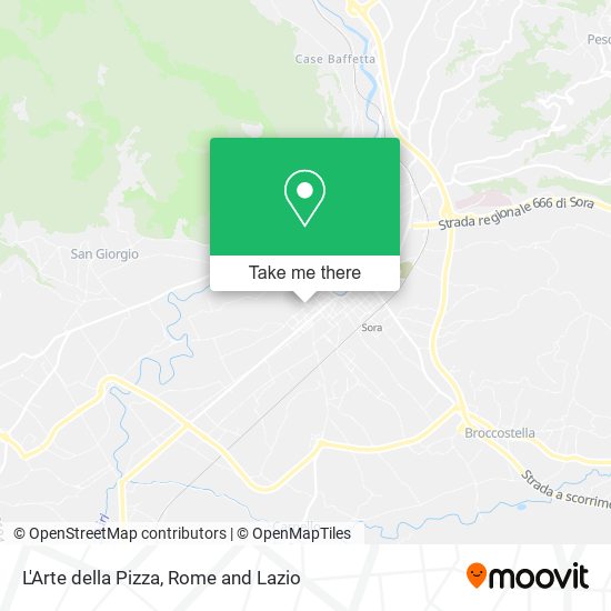 L'Arte della Pizza map