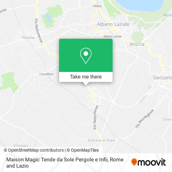 Maison Magic Tende da Sole Pergole e Infii map