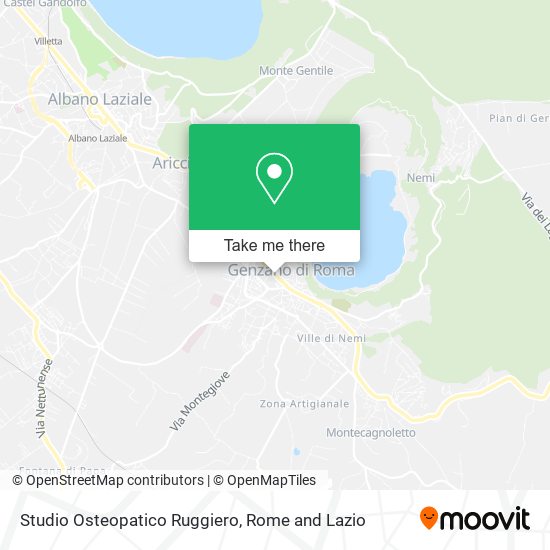 Studio Osteopatico Ruggiero map