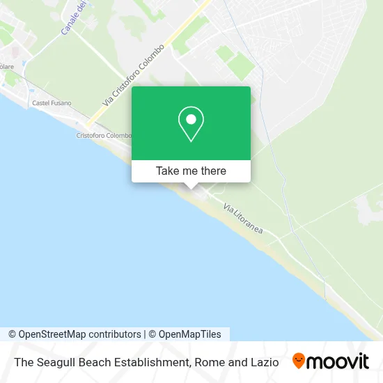 The Seagull Beach Establishment map