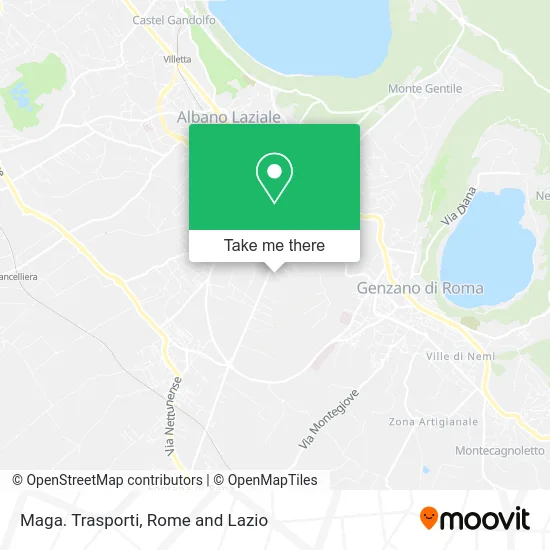 Maga. Transports map