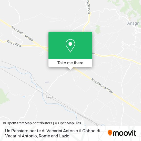 Un Pensiero per te di Vacarini Antonio il Gobbo di Vacarini Antonio map