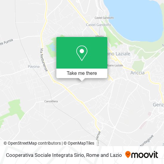 Cooperativa Sociale Integrata Sirio map