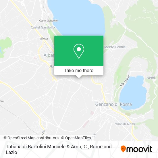 Tatiana di Bartolini Manuele & Amp; C. map