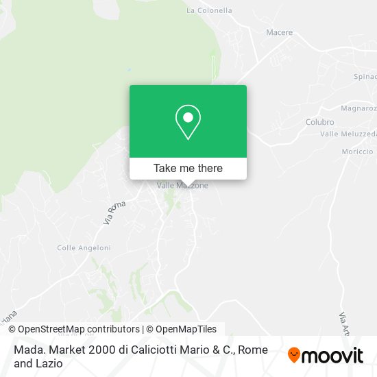 Mada. Market 2000 di Caliciotti Mario & C. map