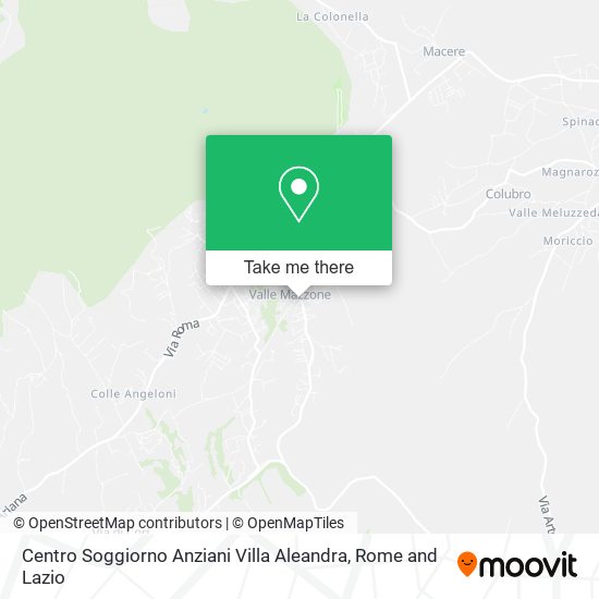 Centro Soggiorno Anziani Villa Aleandra map