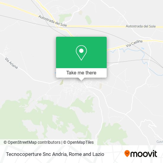 Tecnocoperture Snc Andria map