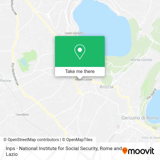 Inps - National Institute for Social Security map