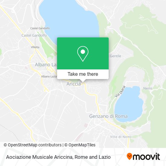 Aociazione Musicale Ariccina map