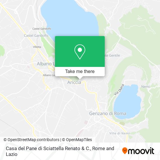 Casa del Pane di Sciattella Renato & C. map