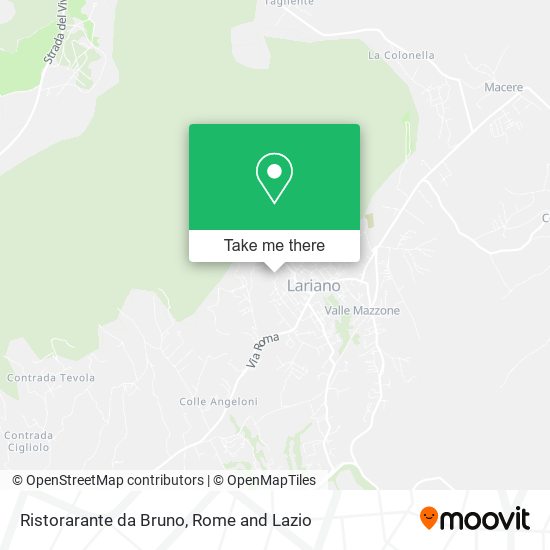 Ristorarante da Bruno map