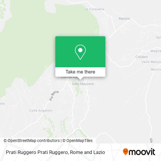 Prati Ruggero Prati Ruggero map