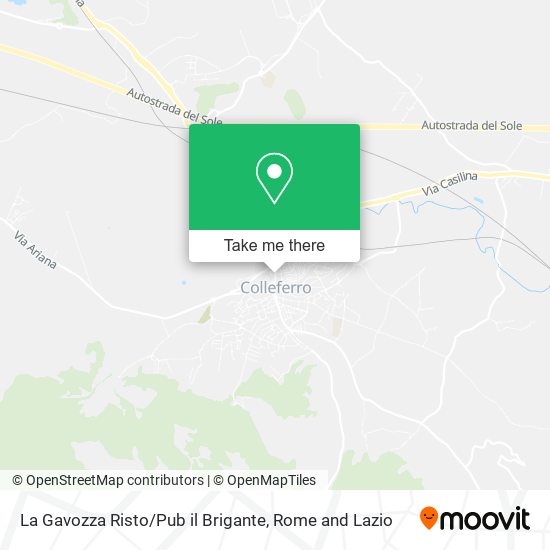La Gavozza Risto / Pub il Brigante map