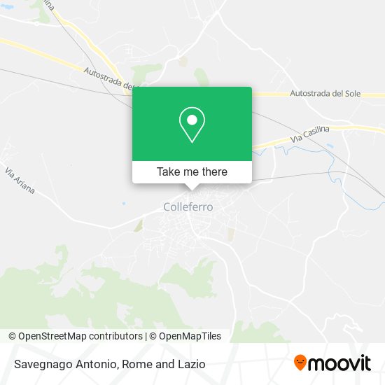 Savegnago Antonio map
