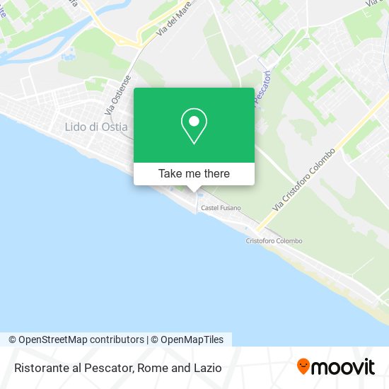 Ristorante al Pescator map