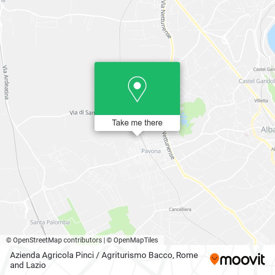 Azienda Agricola Pinci / Agriturismo Bacco map
