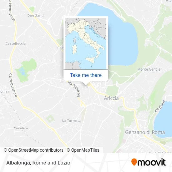 Albalonga map