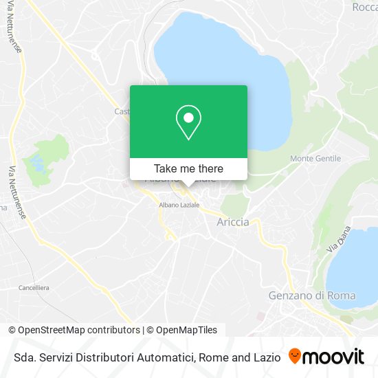 Sda. Servizi Distributori Automatici map