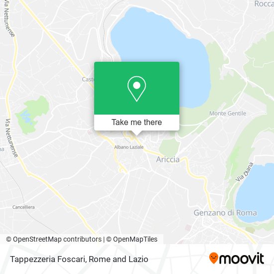 Tappezzeria Foscari map