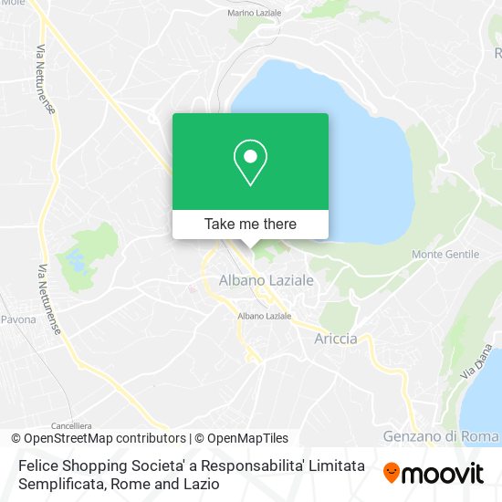 Felice Shopping Societa' a Responsabilita' Limitata Semplificata map