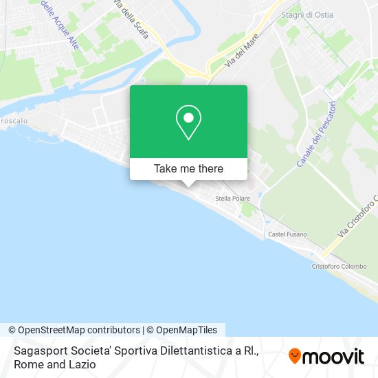 Sagasport Societa' Sportiva Dilettantistica a Rl. map