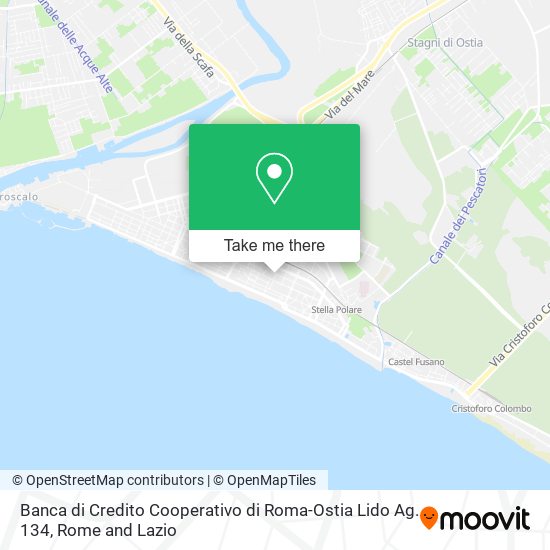 Banca di Credito Cooperativo di Roma-Ostia Lido Ag. 134 map