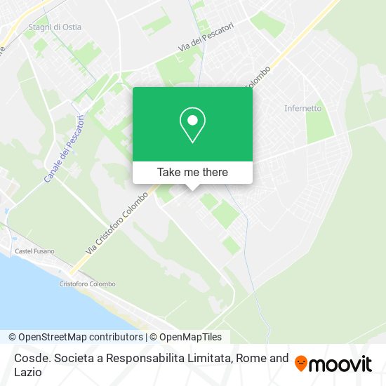 Cosde. Societa a Responsabilita Limitata map