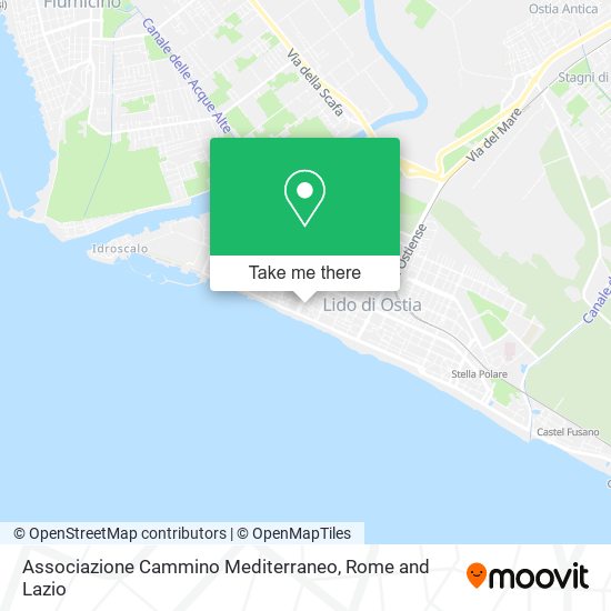 Associazione Cammino Mediterraneo map