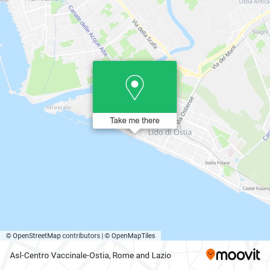 Asl-Centro Vaccinale-Ostia map