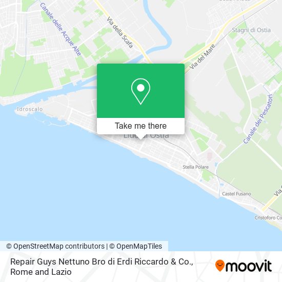 Repair Guys Nettuno Bro di Erdi Riccardo & Co. map