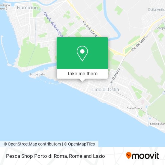 Pesca Shop Porto di Roma map