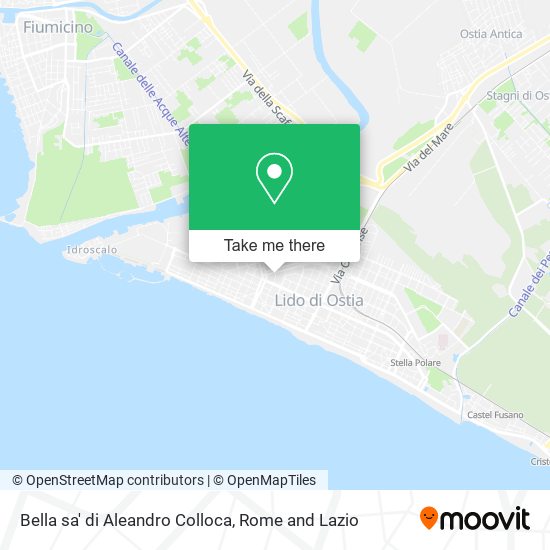 Bella sa' di Aleandro Colloca map