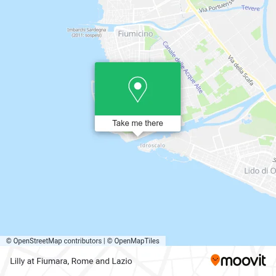 Lilly at Fiumara map