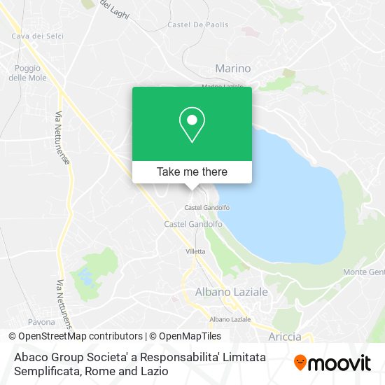 Abaco Group Societa' a Responsabilita' Limitata Semplificata map