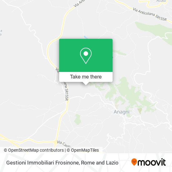 Gestioni Immobiliari Frosinone map