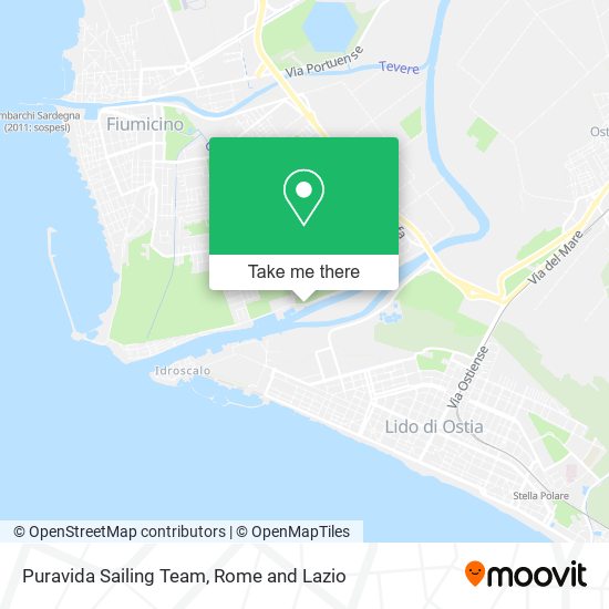 Puravida Sailing Team map