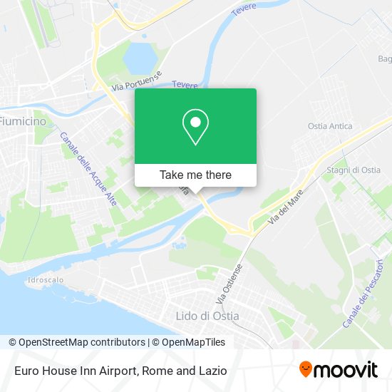 Euro House Inn Airport map